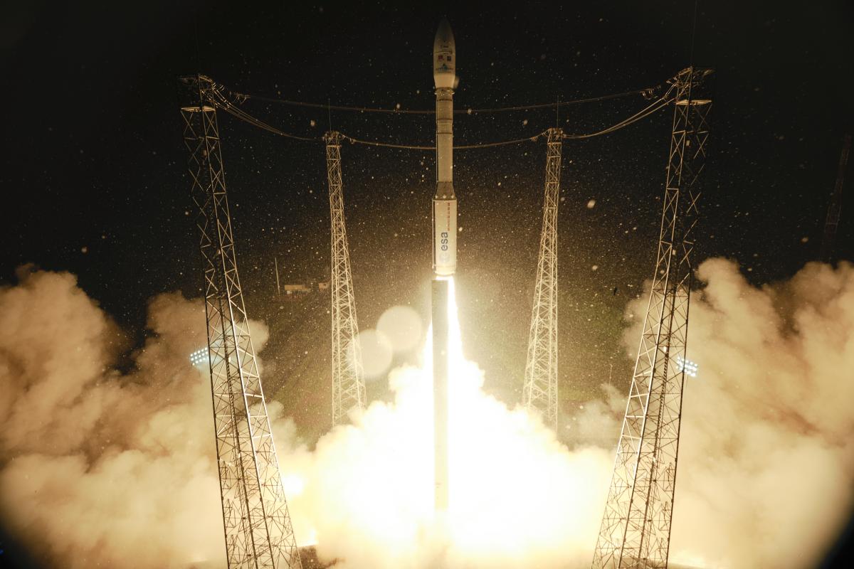 Liftoff of VEGA VV02 Liftoff of VEGA VV02